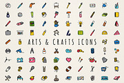 Arts and Crafts Icons Clipart Set, an Icon by Lemonade Pixel (Thumbnail 1 of 8)