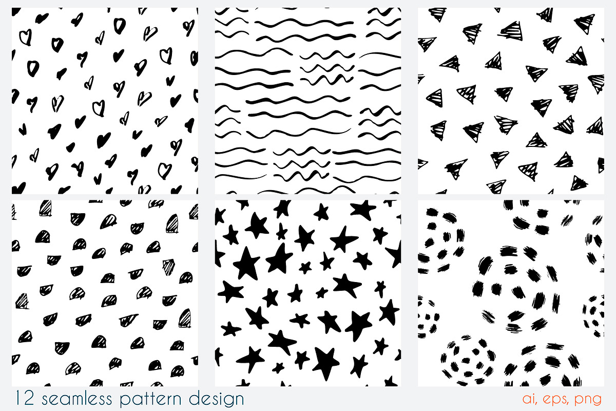 Art shapes, a Pattern Graphic by Kate Art (Photo 16 of 20)