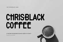 Chrisblack Coffee - Font