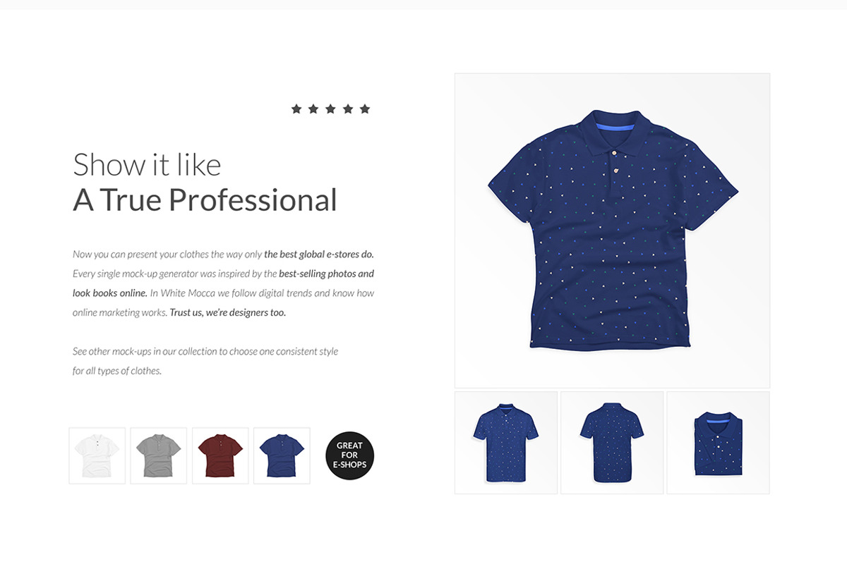 4x Men Polo Ghost Mock-ups FREE DEMO, a Books & Magazine Mockup by Apparel_Mockups (Photo 8 of 22)