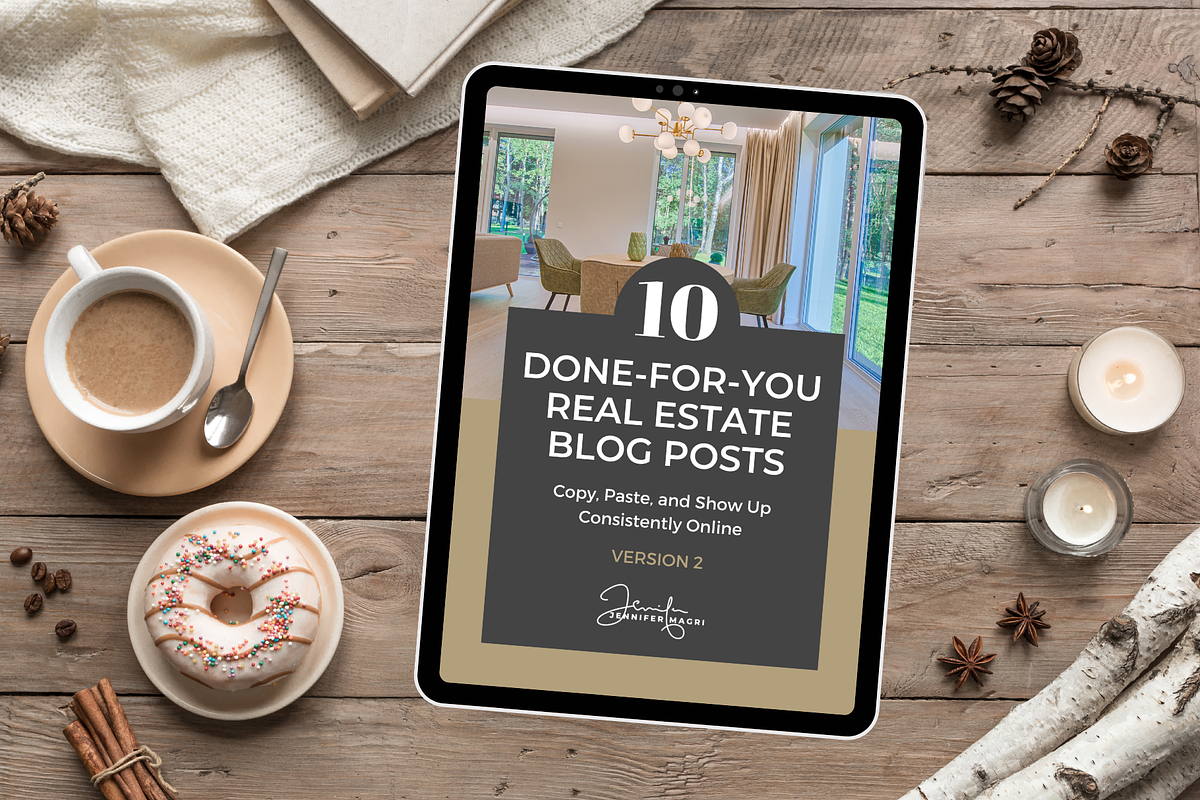 DONE-FOR-YOU REAL ESTATE BLOG POSTS, a Templates & Theme by Jennifer Magri Templates (Photo 5 of 8)