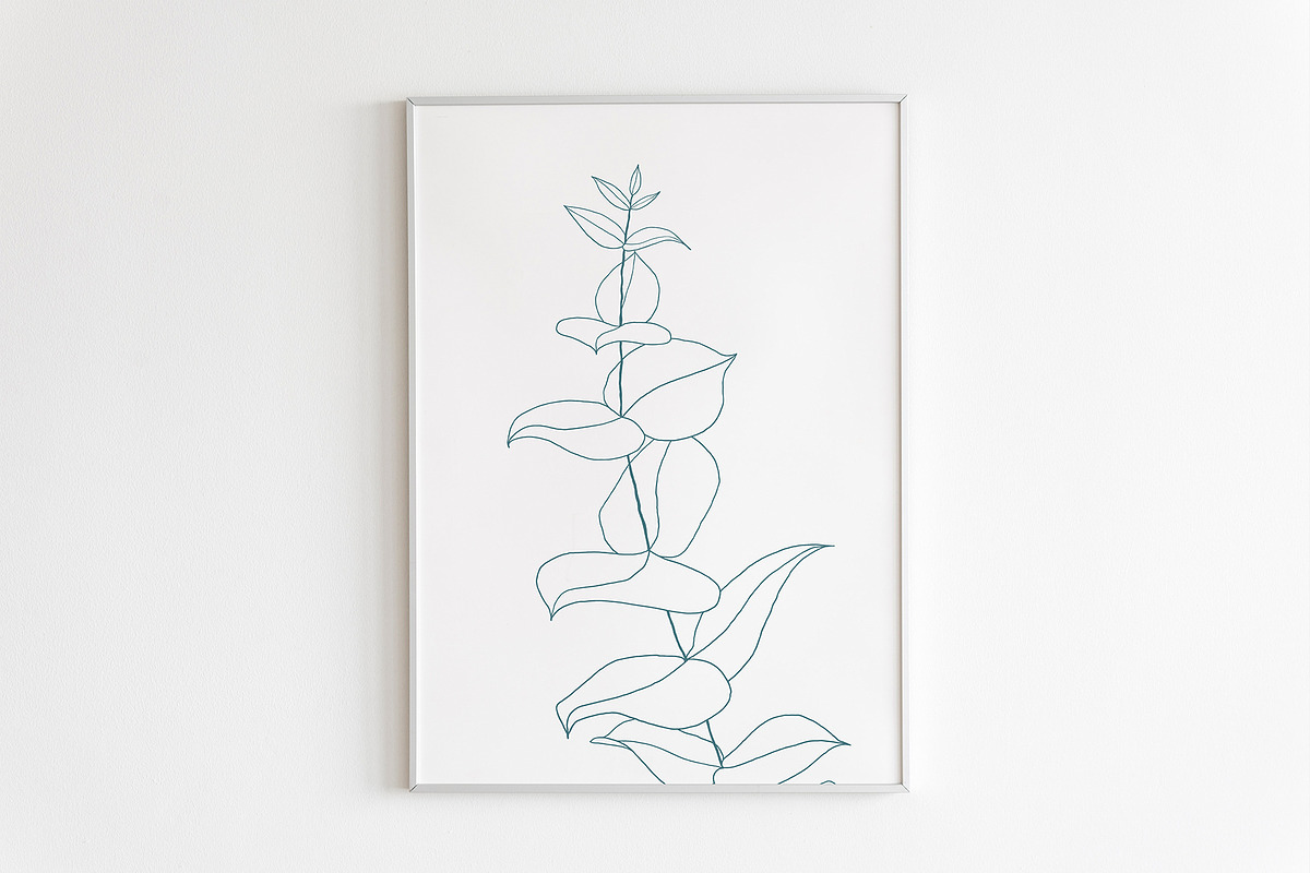 Eucalyptus Leaves Line Art Clipart, an Illustration by ElenKoss (Photo 11 of 12)