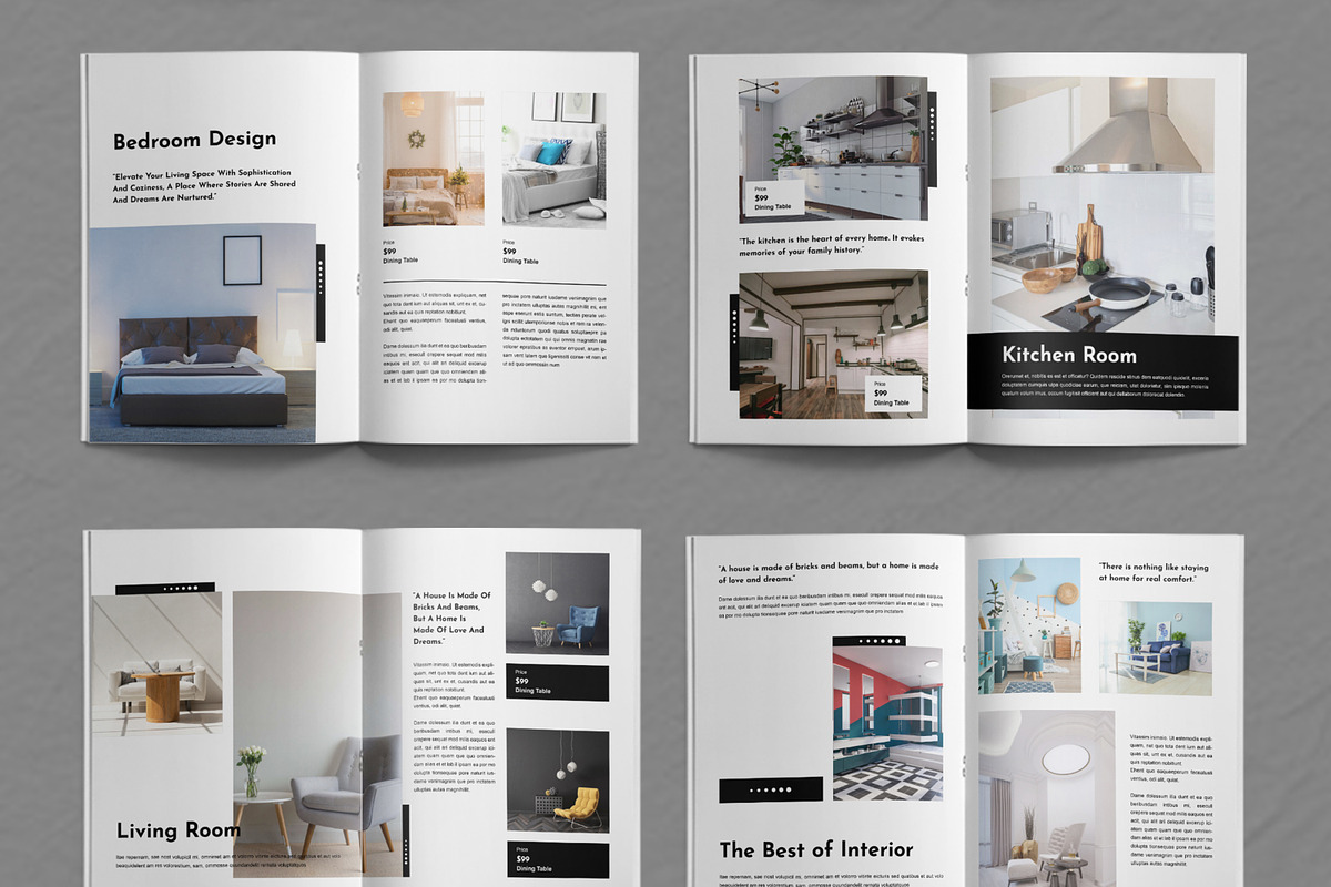 Interior Catalog Layout, a Magazine Template by ContestDesign (Photo 4 of 4)