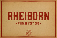 Rheiborn Font Duo (+ FREE FONT)