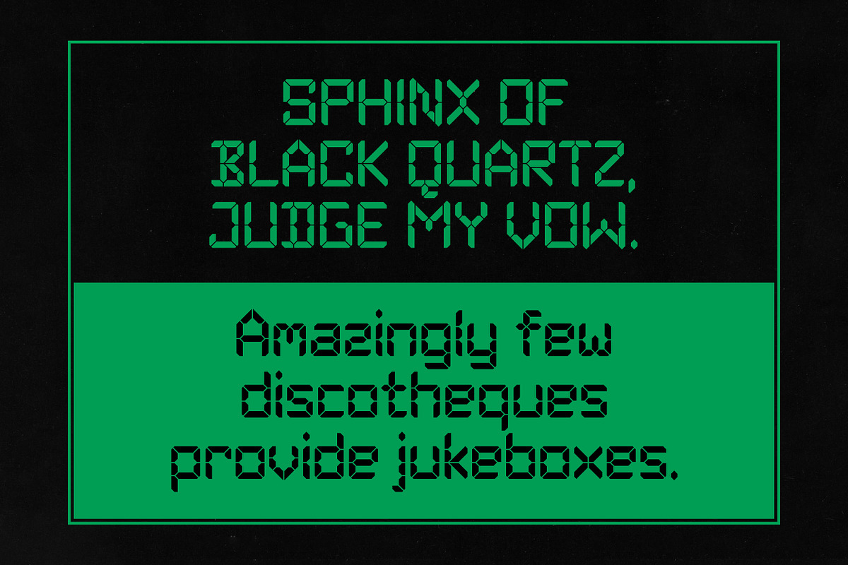 Levitate | Electronic Display Type, a Sans Serif Font by wendyleftmealone (Photo 6 of 7)