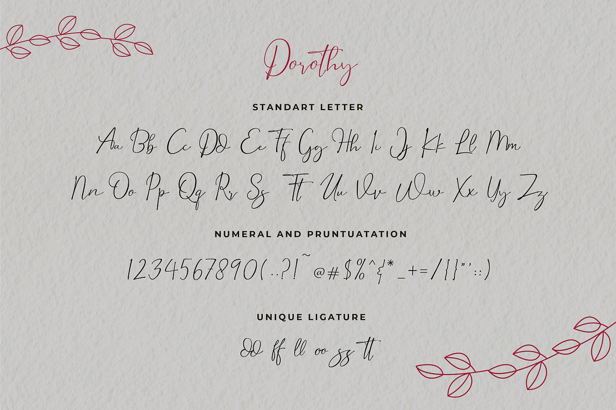 Dorothy, a Script Font by Flawless And Co (Photo 12 of 16)