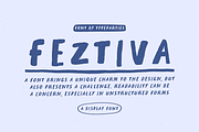 Feztiva - unique handwritten Font, a Handwritten Font by typeparties (Thumbnail 3 of 6)