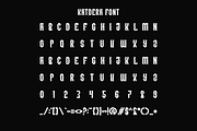 Katdera - Glitch Pixel Font, a Sans Serif Font by Iqsiart Studio (Thumbnail 5 of 6)