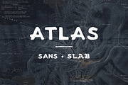 Atlas - Sans and Slab, a Sans Serif Font by Woodcrest Design Co. (Thumbnail 1 of 5)