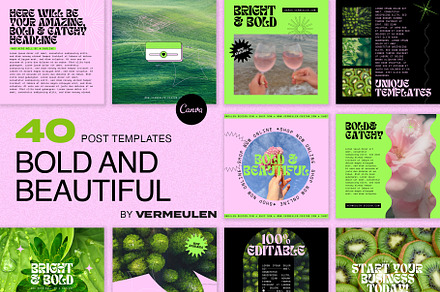 Instagram Social Media CANVA Y2K, a Social Media Template by Vermeulen Design Studio