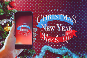 Christmas & New Year Mock-Up