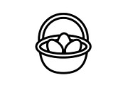 Easter Basket Vector Silhouette Bund, an Illustration by Designs_River (Thumbnail 15 of 51)