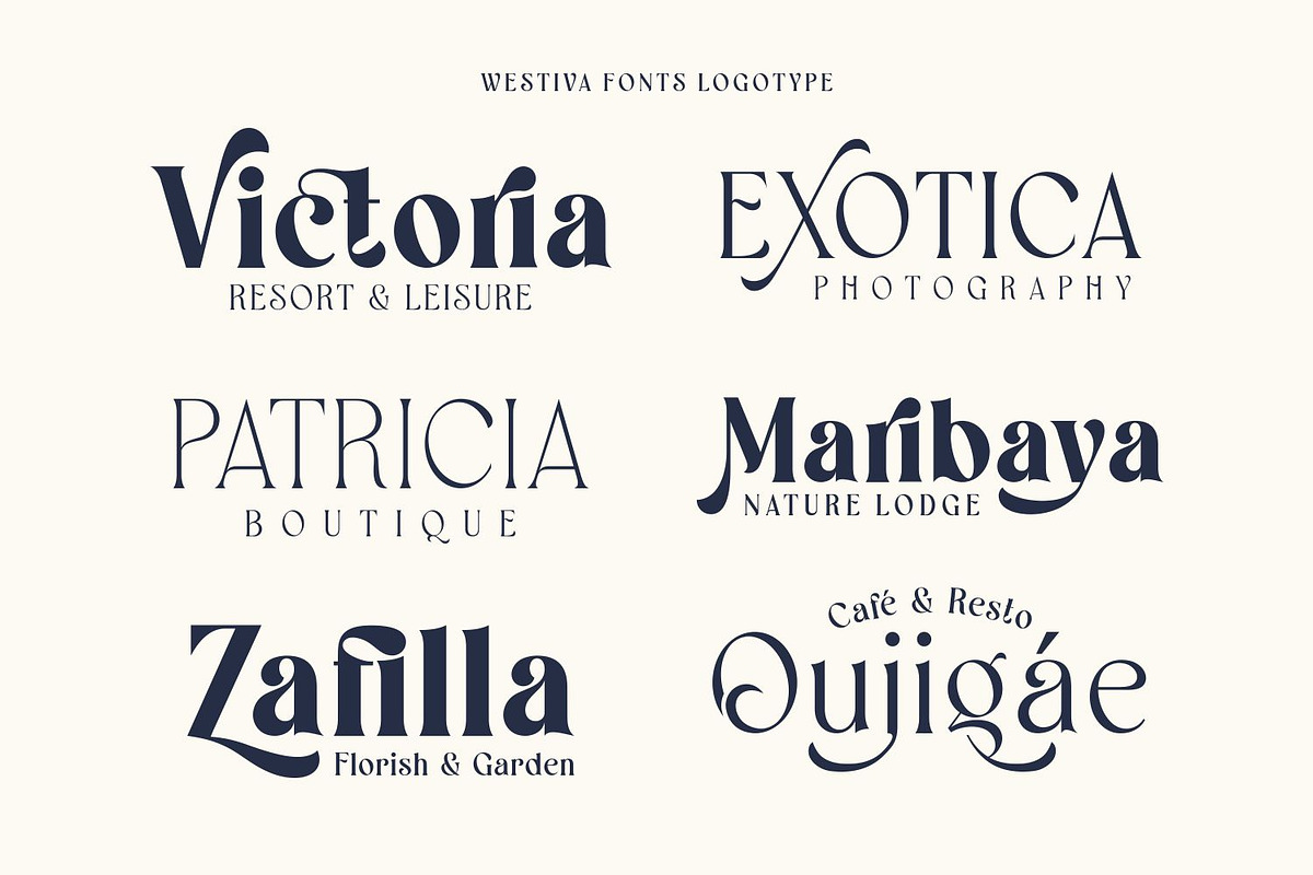 Westiva Fonts Family, a Serif Font by Asenbayu (Photo 5 of 14)