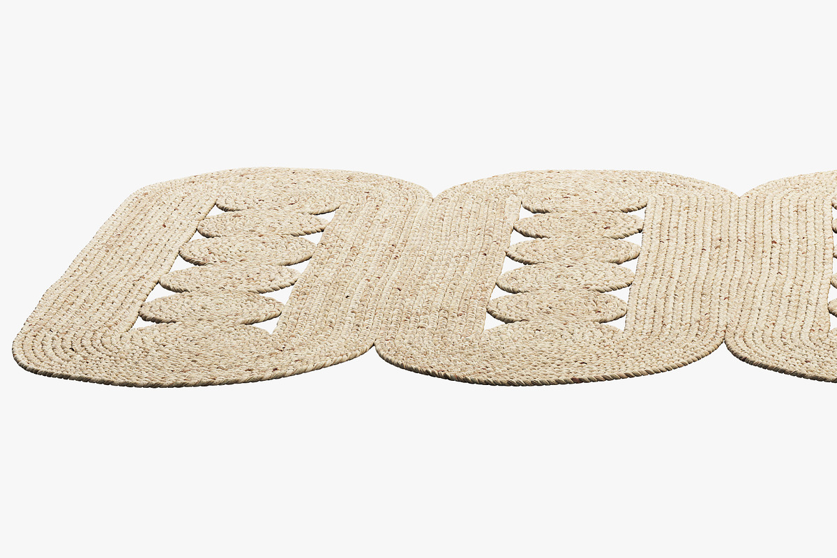 Safavieh Hajri Jute Rug (2 options), a Furniture 3D Model by 3dmitruk (Photo 4 of 23)