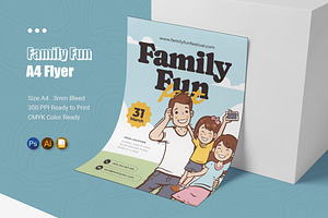 Family Fun Flyer, a Flyer Template by Esensifiksi.studio