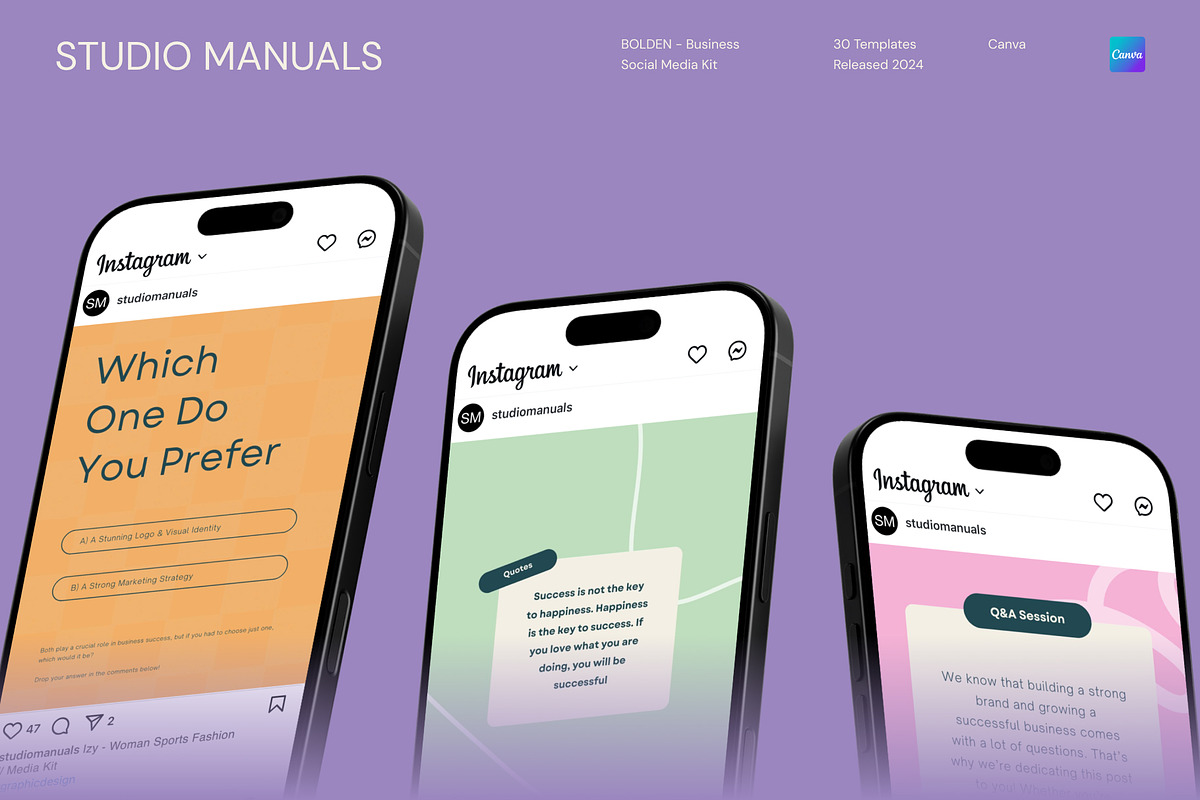 BOLDEN - Business Social Media Kit, a Social Media Template by Studio Manuals (Photo 6 of 8)