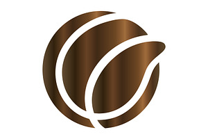 Coffee Bean Logo, a Branding & Logo Template by Rhealea_Design