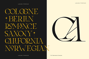 Laxura - Majestic Typeface