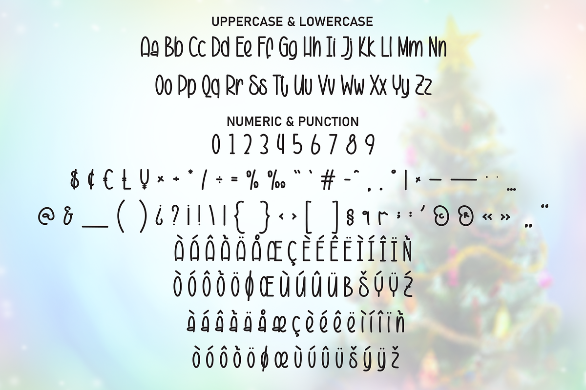 Rainbow Christmas | Script Font, a Script Font by Scratchones (Photo 7 of 8)