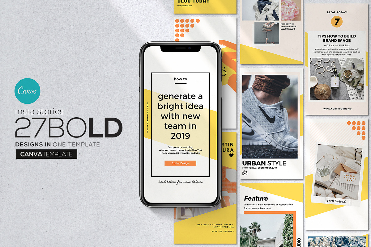 Canva Stories Bold, a Social Media Template by Analogi Studio (Photo 1 of 9)