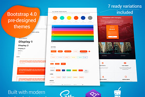 Bootstrap 4 Starter Kit Pro