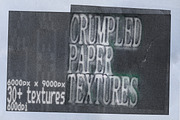 Crumpled archive paper textures, a Texture Graphic by Textexp (Thumbnail 1 of 9)