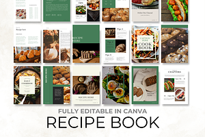 Recipe Book Template for Canva, a Presentation Template by Digital By Nikoleta