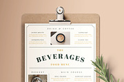 Classic Food Menu, a Flyer Template by KMZVR.Lab (Thumbnail 6 of 6)