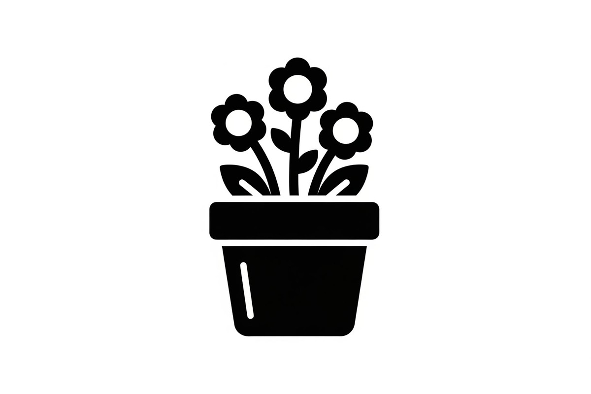 Flower Pot Silhouette Vector Bundle, an Illustration by jahid234 (Photo 21 of 49)