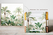 Tropical rainforest graphic set, a Wallpaper Graphic by FleurArt (Thumbnail 4 of 6)
