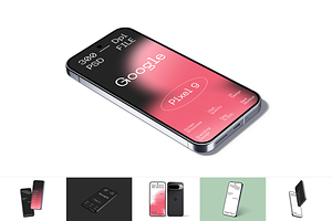 Pixel 9 Smartphone Mockup