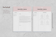 Resume Template 4 Page - Pink, a Resume Template by Aprilea (Thumbnail 3 of 6)