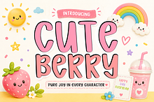 Cute Berry - Handwritten Kids Font