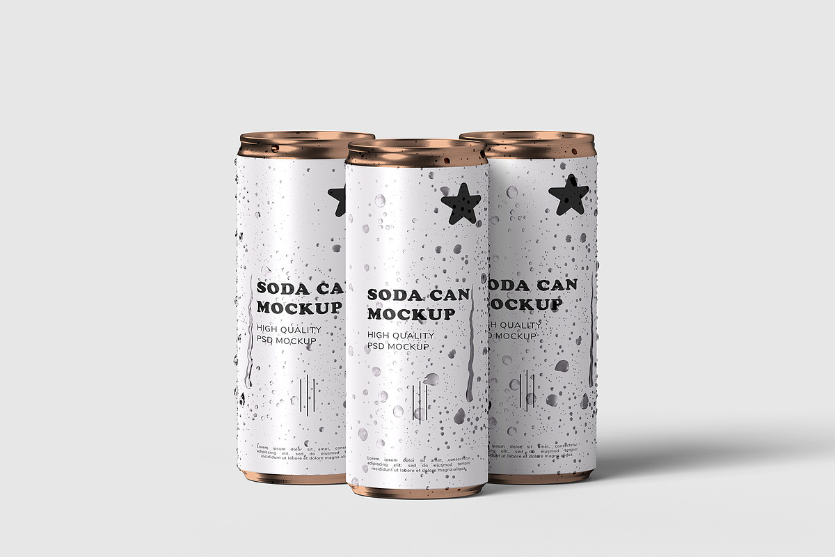 Soda Can Mockup, a Packaging Mockup by graphicpages (Photo 12 of 15)