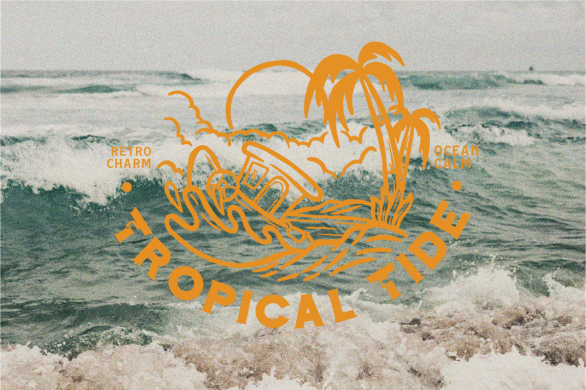 Vintage Tropical Paradise Collection, an Object Illustration by Rightwheels (Photo 5 of 12)