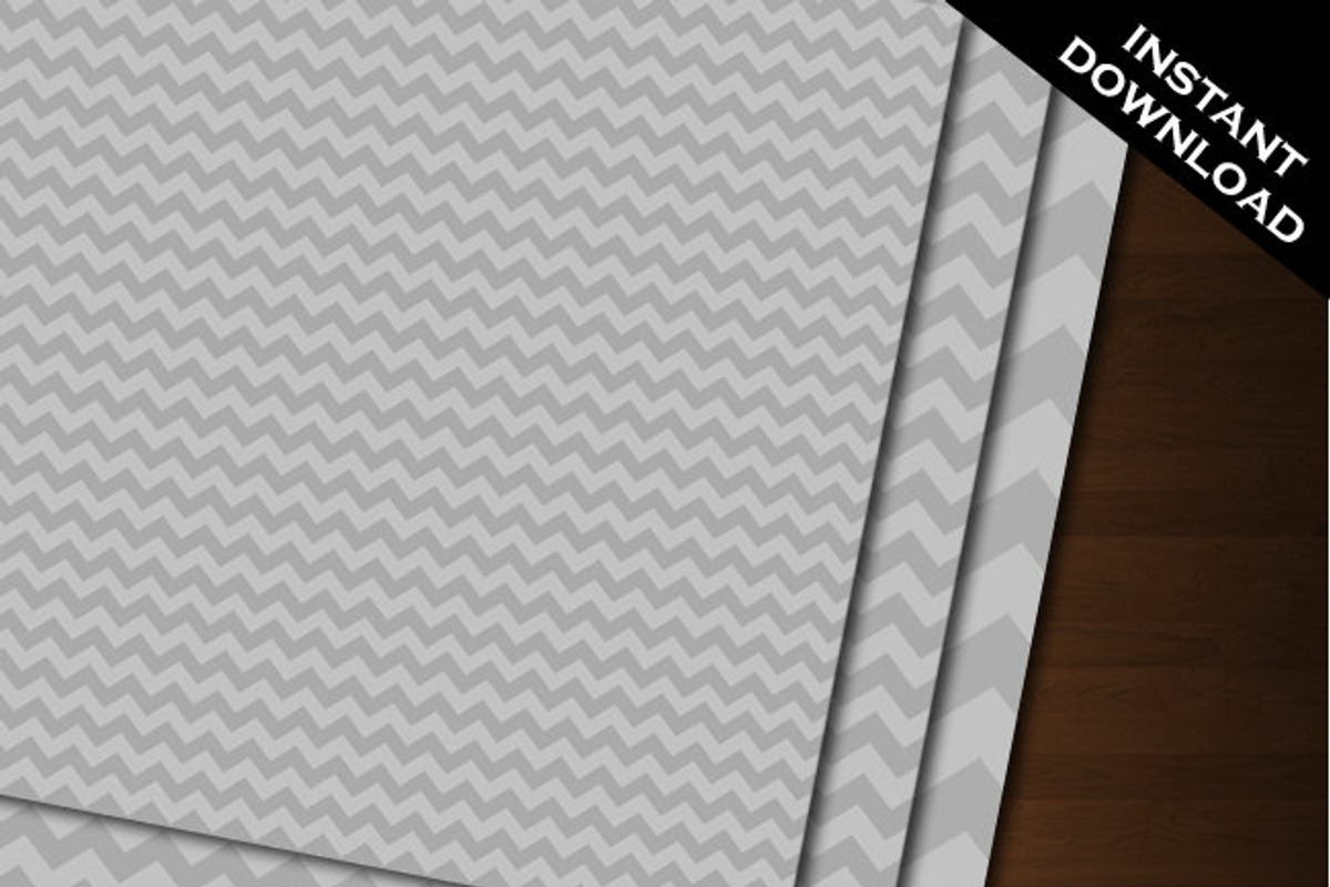 153 Piece Chevron Digital Paper preview 2
