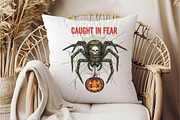 Camo Spider Halloween Sublimation, an Illustration by DreamCafeArt (Thumbnail 5 of 6)
