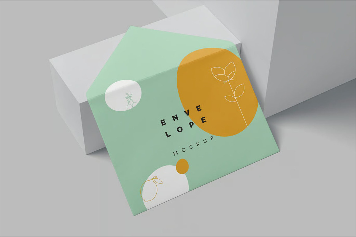 Envelope Mockup Set, a Packaging Mockup by megostudi0 (Photo 2 of 7)