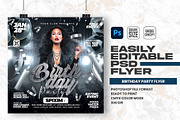 Birthday Party Flyer Design Template, a Flyer Template by Shajib Shikder (Thumbnail 1 of 2)