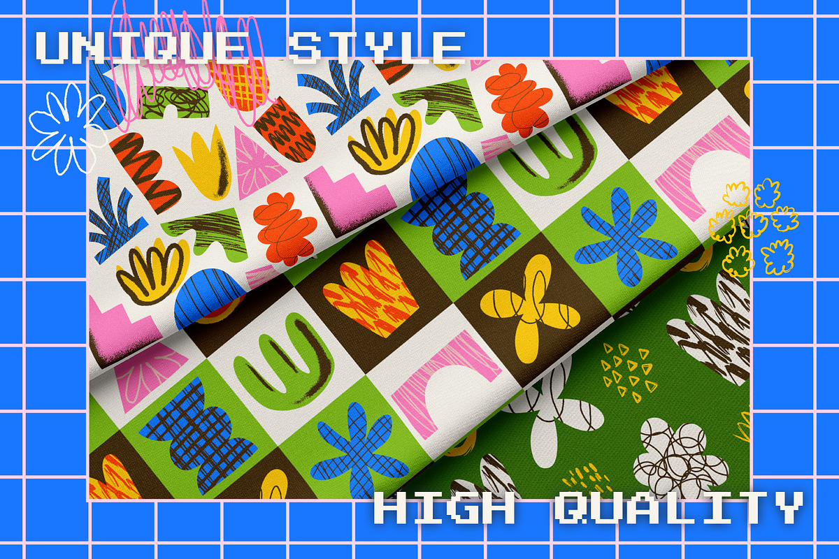 Abstract Seamless Patterns & Shapes, a Pattern Graphic by AnnArt (Photo 4 of 9)