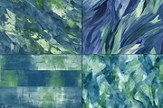 20 Seamless Oil Painting Patterns, a Pattern Graphic by Nordic Design (Thumbnail 6 of 9)
