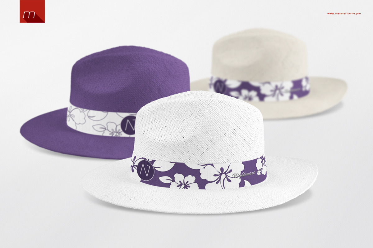 Panama Hat Mock-up, a Hat Mockup by Mocca Mockups Store (Photo 3 of 5)