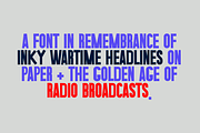 onAir1933, a Font by YearZero.xyz (Thumbnail 4 of 6)
