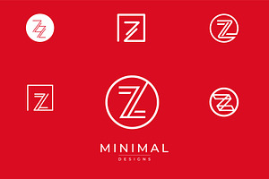 Monogram icon logo Bundle Z, a Branding & Logo Template by idesign_4u