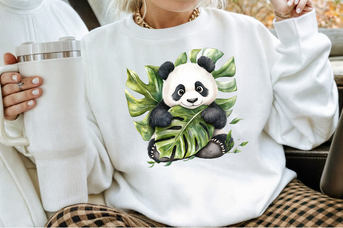 Panda Garden Clipart, an Illustration by Sublimation Artist (Photo 4 of 6)