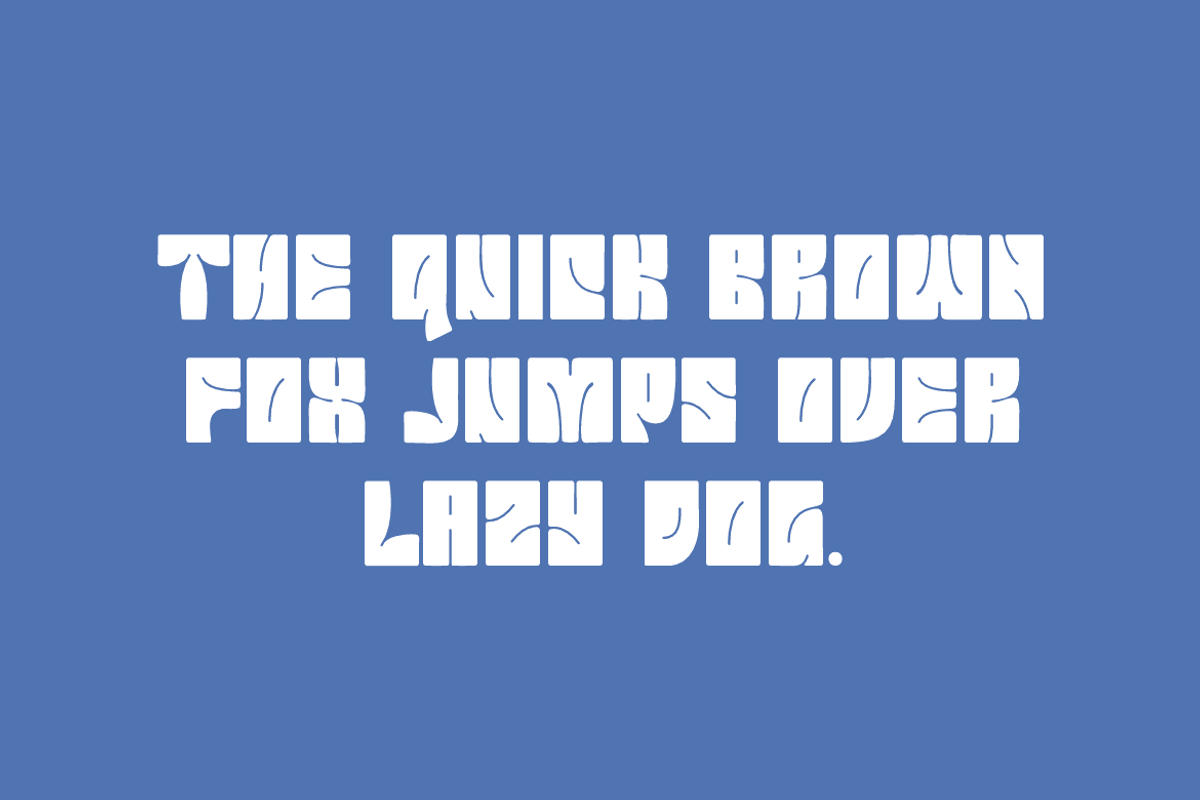 Groovy Endros - Typeface Font, a Sans Serif Font by Iqsiart Studio (Photo 4 of 6)
