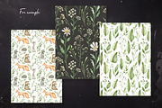Watercolor woodland animals set, an Animal Illustration by OrangePeafowlArt (Thumbnail 10 of 14)