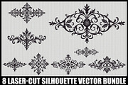 Elegant Laser Cut Ornament Bundle, an Illustration by Designs_River (Thumbnail 1 of 9)