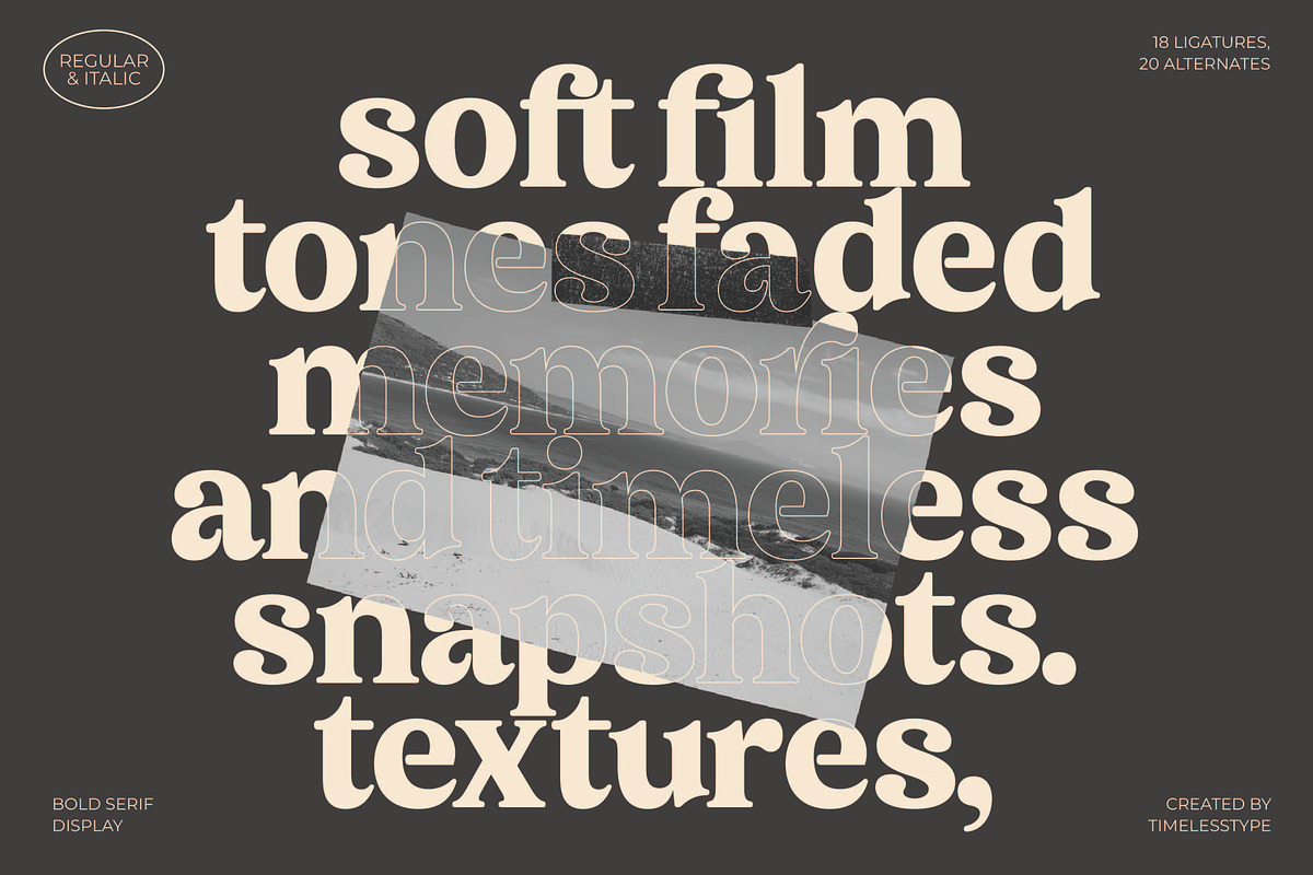 Sonttak Bold Retro Display Serif, a Serif Font by timelesstype.co (Photo 3 of 15)