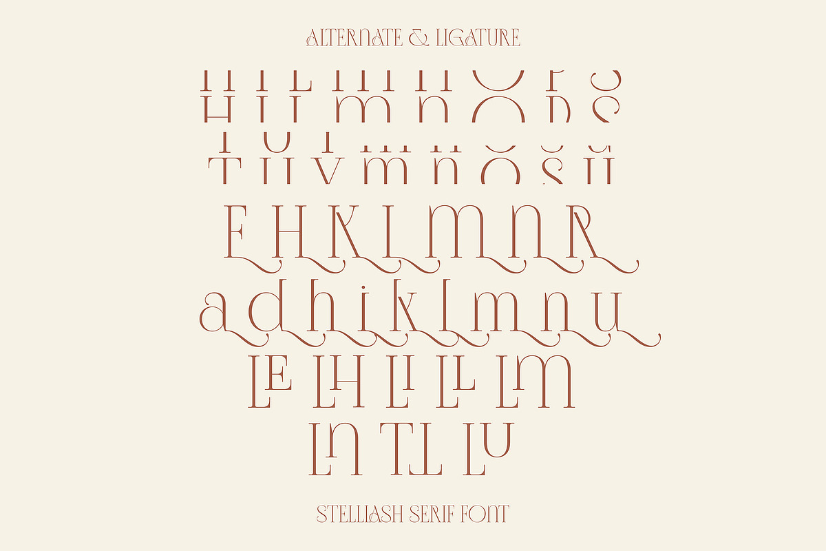 Stelliash – Elegant Stylish Serif, a Serif Font by Morand Union (Photo 6 of 7)
